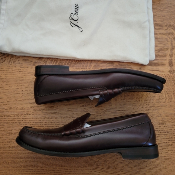 J. Crew Camden Loafers with leather soles - Whiskey Brown main image 9